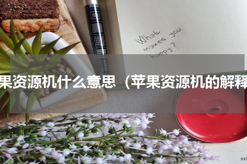苹果资源机什么意思（苹果资源机的解释）