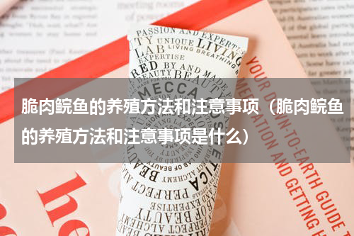 脆肉鲩鱼的养殖方法和注意事项（脆肉鲩鱼的养殖方法和注意事项是什么）