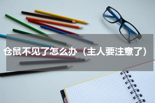 仓鼠不见了怎么办（主人要注意了）