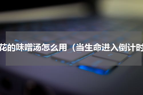 小花的味噌汤怎么用（当生命进入倒计时）