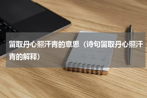 留取丹心照汗青的意思（诗句留取丹心照汗青的解释）
