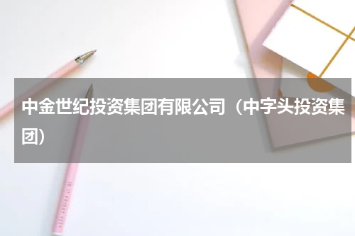 中金世纪投资集团有限公司（中字头投资集团）