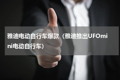 雅迪电动自行车爆款（雅迪推出UFOmini电动自行车）