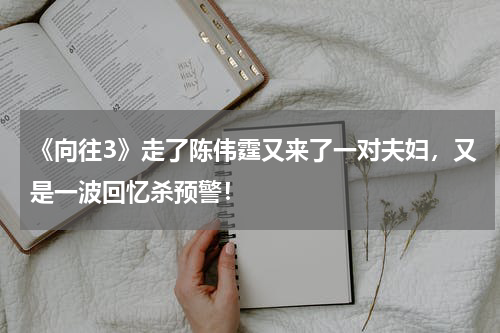 《向往3》走了陈伟霆又来了一对夫妇，又是一波回忆杀预警！