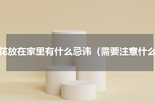 假花放在家里有什么忌讳（需要注意什么）
