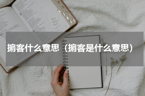 掮客什么意思（掮客是什么意思）
