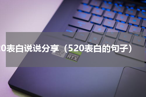 520表白说说分享（520表白的句子）