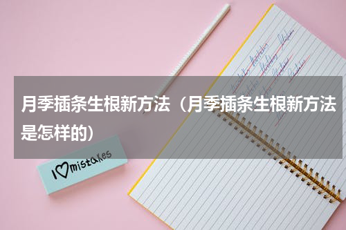 月季插条生根新方法（月季插条生根新方法是怎样的）