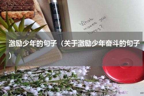 激励少年的句子（关于激励少年奋斗的句子）