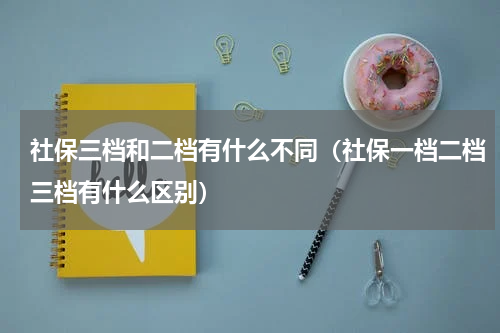 社保三档和二档有什么不同（社保一档二档三档有什么区别）
