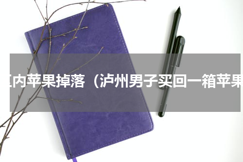小区内苹果掉落（泸州男子买回一箱苹果）