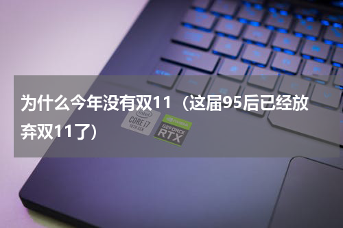 为什么今年没有双11（这届95后已经放弃双11了）