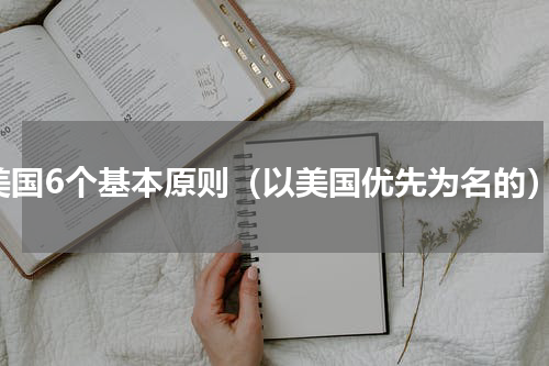 美国6个基本原则（以美国优先为名的）
