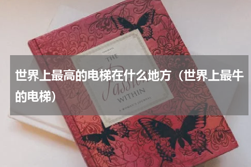 世界上最高的电梯在什么地方（世界上最牛的电梯）