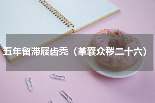 五年留滞屐齿秃（革囊众秽二十六）