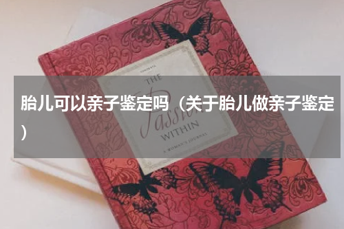 胎儿可以亲子鉴定吗（关于胎儿做亲子鉴定）