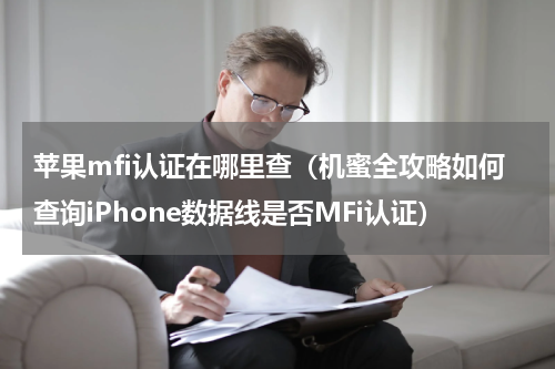 苹果mfi认证在哪里查（机蜜全攻略如何查询iPhone数据线是否MFi认证）