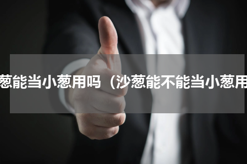 沙葱能当小葱用吗（沙葱能不能当小葱用）