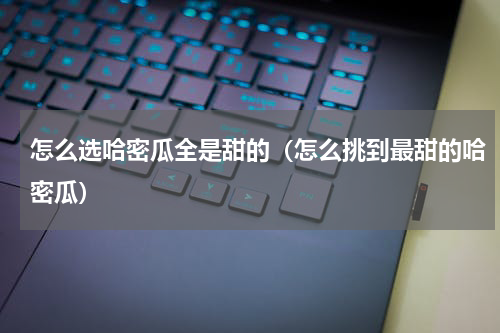 怎么选哈密瓜全是甜的（怎么挑到最甜的哈密瓜）