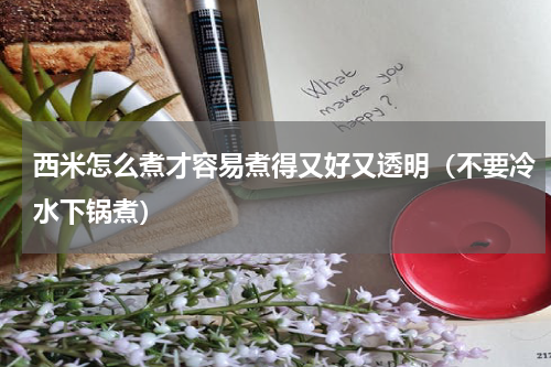 西米怎么煮才容易煮得又好又透明（不要冷水下锅煮）