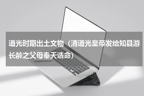 道光时期出土文物（清道光皇帝发给知县游长龄之父母奉天诰命）