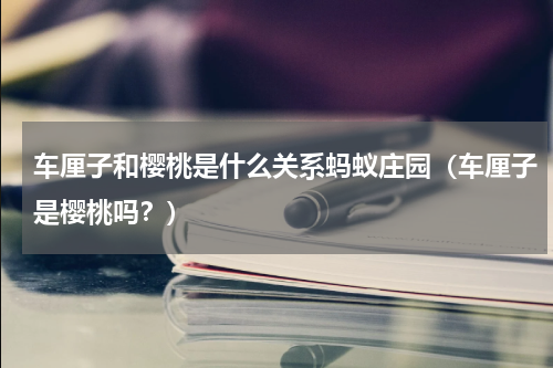 车厘子和樱桃是什么关系蚂蚁庄园（车厘子是樱桃吗？）