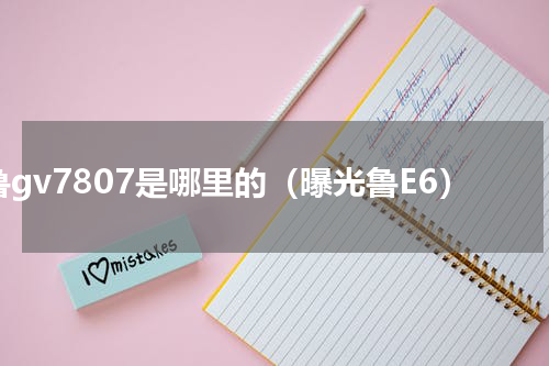 鲁gv7807是哪里的（曝光鲁E6）