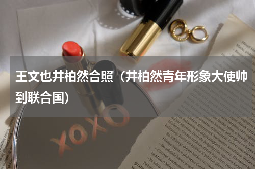 王文也井柏然合照（井柏然青年形象大使帅到联合国）