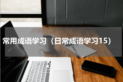 常用成语学习（日常成语学习15）