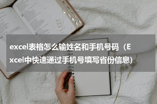 excel表格怎么输姓名和手机号码（Excel中快速通过手机号填写省份信息）
