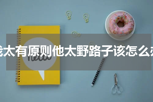 我太有原则他太野路子该怎么办