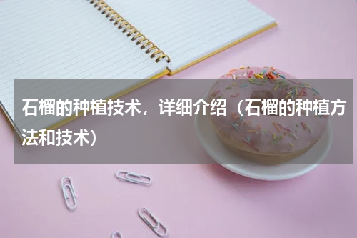 石榴的种植技术，详细介绍（石榴的种植方法和技术）