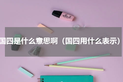 国四是什么意思啊（国四用什么表示）