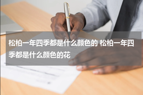 松柏一年四季都是什么颜色的 松柏一年四季都是什么颜色的花
