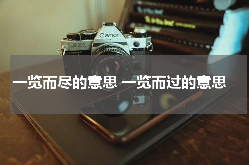 一览而尽的意思 一览而过的意思