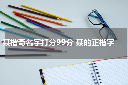 聂楷奇名字打分99分 聂的正楷字