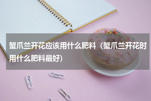 蟹爪兰开花应该用什么肥料（蟹爪兰开花时用什么肥料最好）