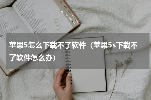 苹果5怎么下载不了软件（苹果5s下载不了软件怎么办）