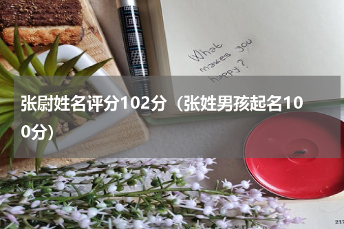 张尉姓名评分102分（张姓男孩起名100分）