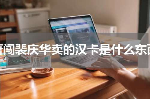 萧闯裴庆华卖的汉卡是什么东西