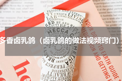 多香卤乳鸽（卤乳鸽的做法视频窍门）