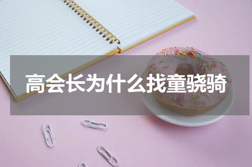 高会长为什么找童骁骑