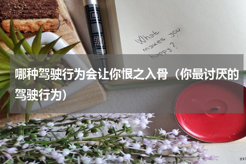 哪种驾驶行为会让你恨之入骨（你最讨厌的驾驶行为）
