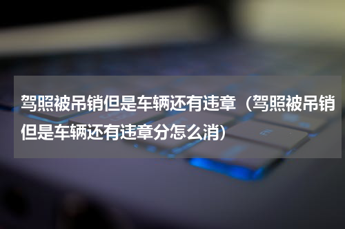驾照被吊销但是车辆还有违章（驾照被吊销但是车辆还有违章分怎么消）