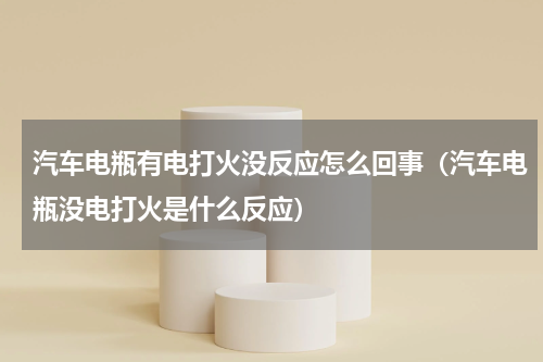 汽车电瓶有电打火没反应怎么回事（汽车电瓶没电打火是什么反应）