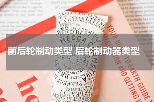 前后轮制动类型 后轮制动器类型
